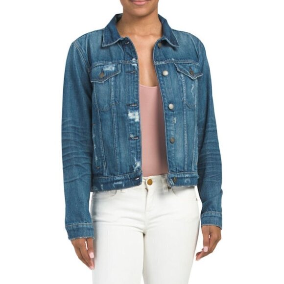 HUDSON Classic Trucker Denim Jean Jacket Size: S NWOT - Picture 1 of 2